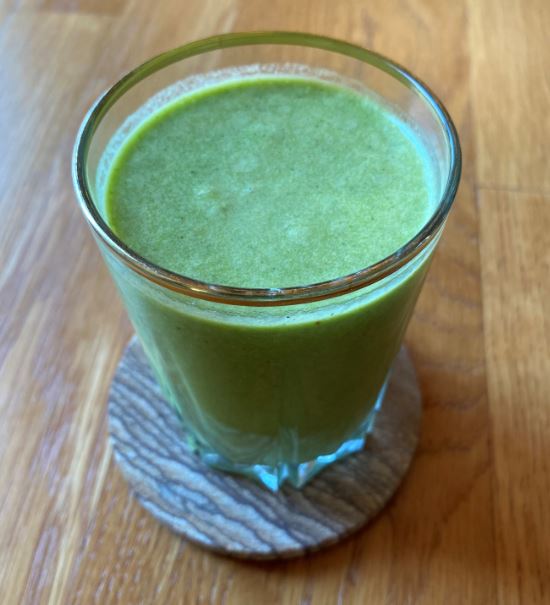 Arugula Cilantro Pineapple Smoothie