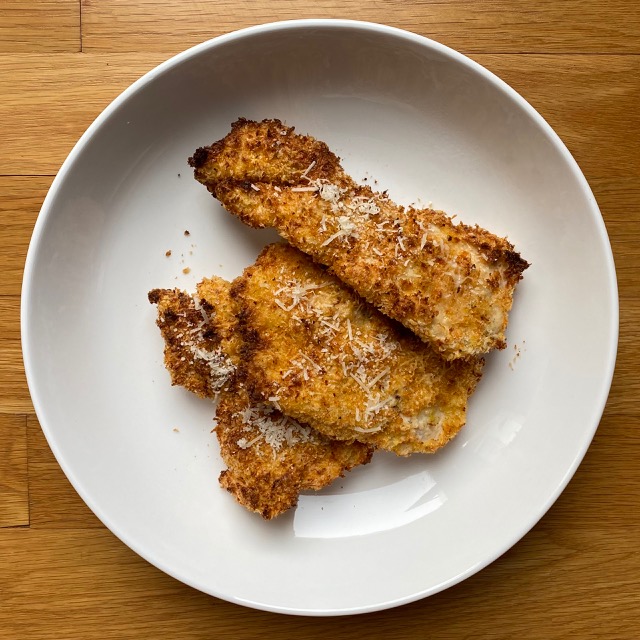 Air Fryer Panko Crusted Chicken Breast