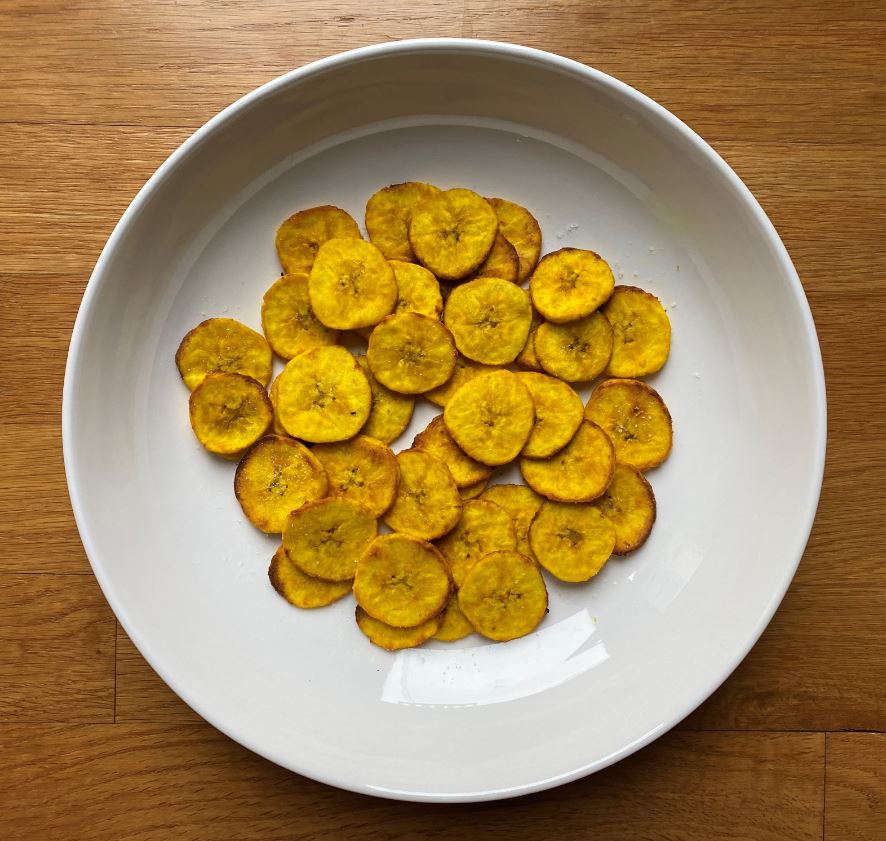 Air Fryer Plantain chips