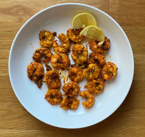 Air Fryer Spicy Shrimp